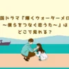 韓国ドラマ『輝くウォーターメロン～僕らをつなぐ恋うた～』はどこで見れる？